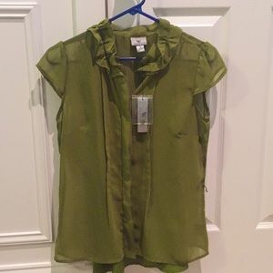 BNWT Worthington green blouse